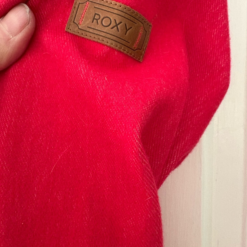 Red Roxy soft Shell Hoodie - Picture 3 of 3